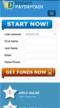 Mobile Screenshot of instantpaydaycash.com